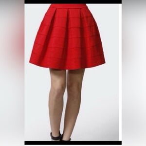 Express A Line Pleated Pull on Skirt